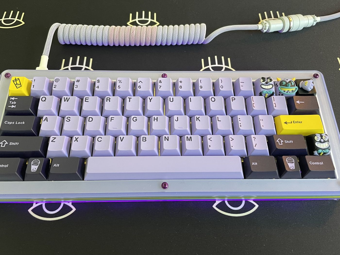 A customer's board, with their cable